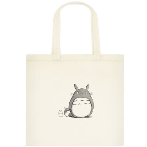 Studio Ghibli Cute Totoro Watercolour Shopping Tote Bag My Neighbour Totoro