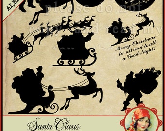 Christmas svg, North Pole svg, Santa svg, Elf Svg, Santa Sack, Cutting File ai,png, eps, png, dxf, Mrs Claus, Rudolf, Rudolf and Santa