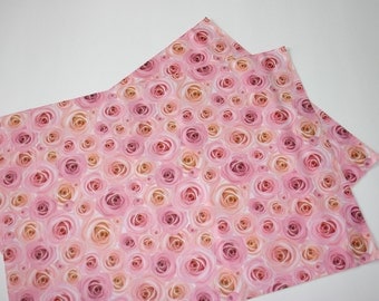 10 New ROSES 14x17 Pink Flower Mailers Poly Shipping Envelopes Boutique Bags
