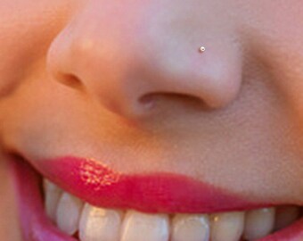 Tiny Rose Gold 1.2mm Ball Nose Stud, Nose Ring, Rose Gold Nose Stud, Nose Ring, Rose Gold Nose Stud, Ball Nose Stud, Tiny Nose Ring