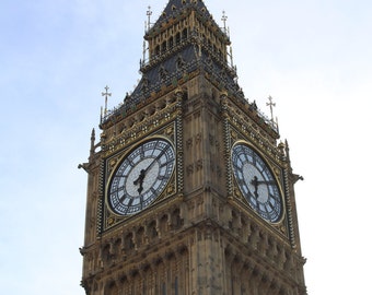 Big Ben, London - color - England photography - unframed print