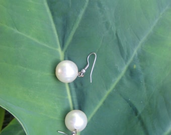 Big Pearl Earrings