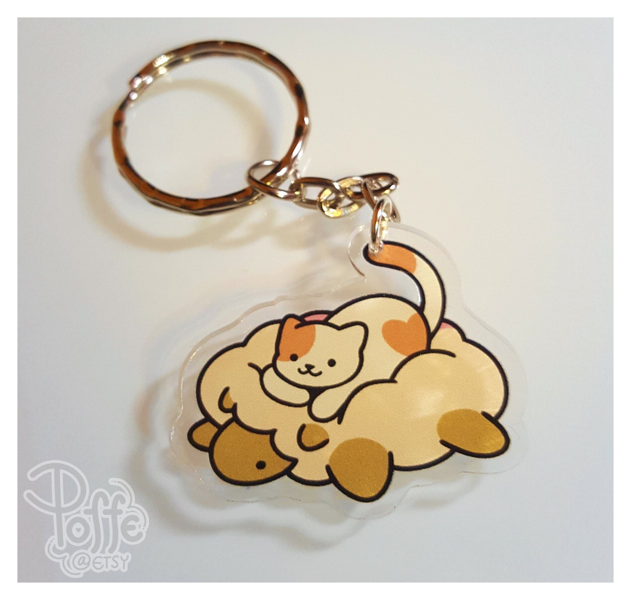 neko atsume plush keychain