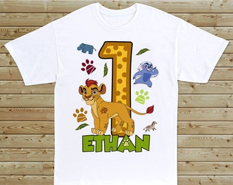 Lion Guard Custom Birthday T-Shirt - Boys