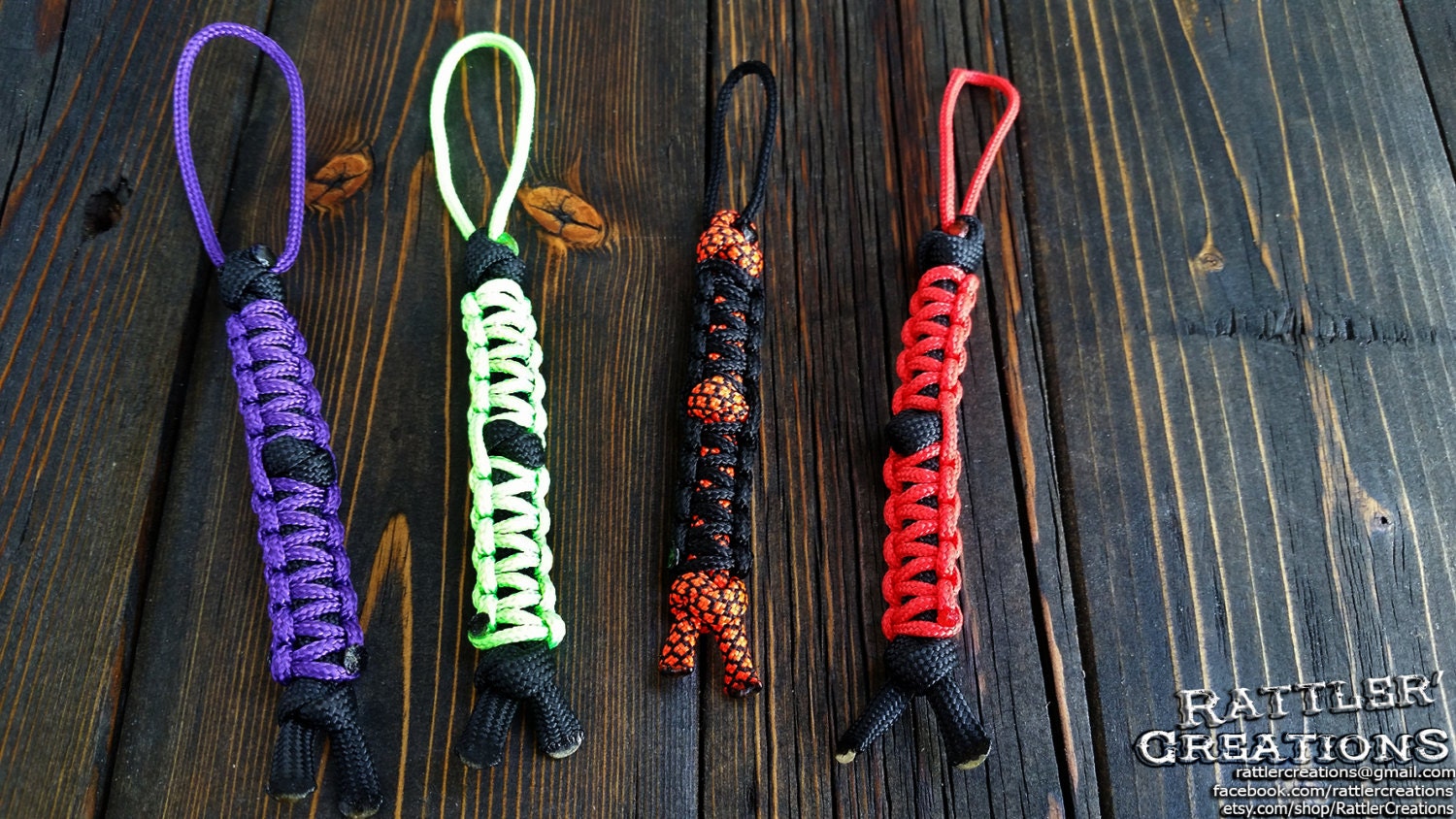 1x Micro Cord Knife Lanyard/Zipper Pull