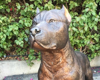 pitbull statues for sale