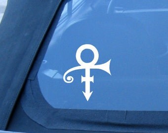Prince Symbol Decal - Artist Formerly Known As Prince - Prince Car Decal - Prince Laptop Decal - Prince Cell Phone Decal - Prince Mug Decal