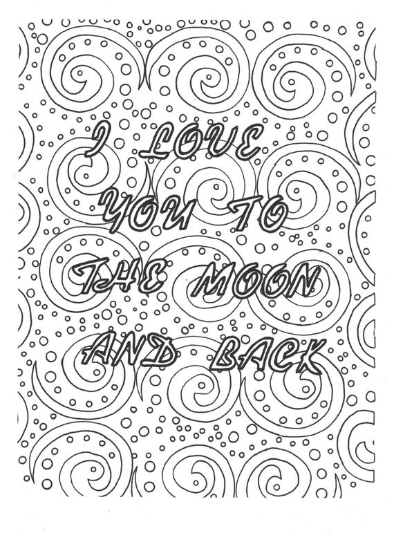 quotes about the moon coloring pages - photo #40