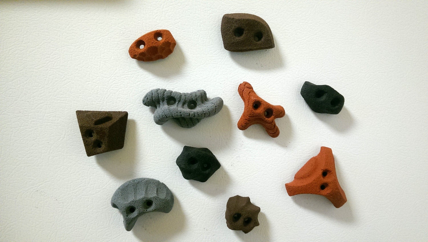 Rock Climbing Set Earth Tones