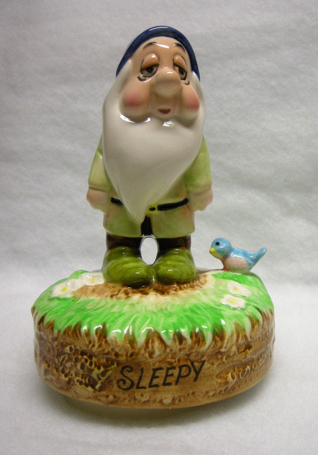 sleepy dwarf figurine