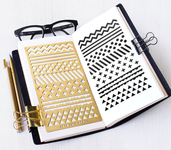 planner stencil bullet journal stencil pattern stencil