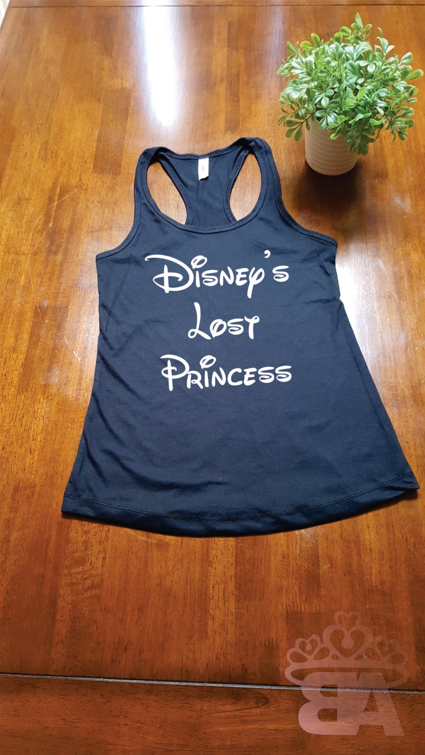 Disney's Lost Princess. Tank Top. Racer Back. Cute Tank.