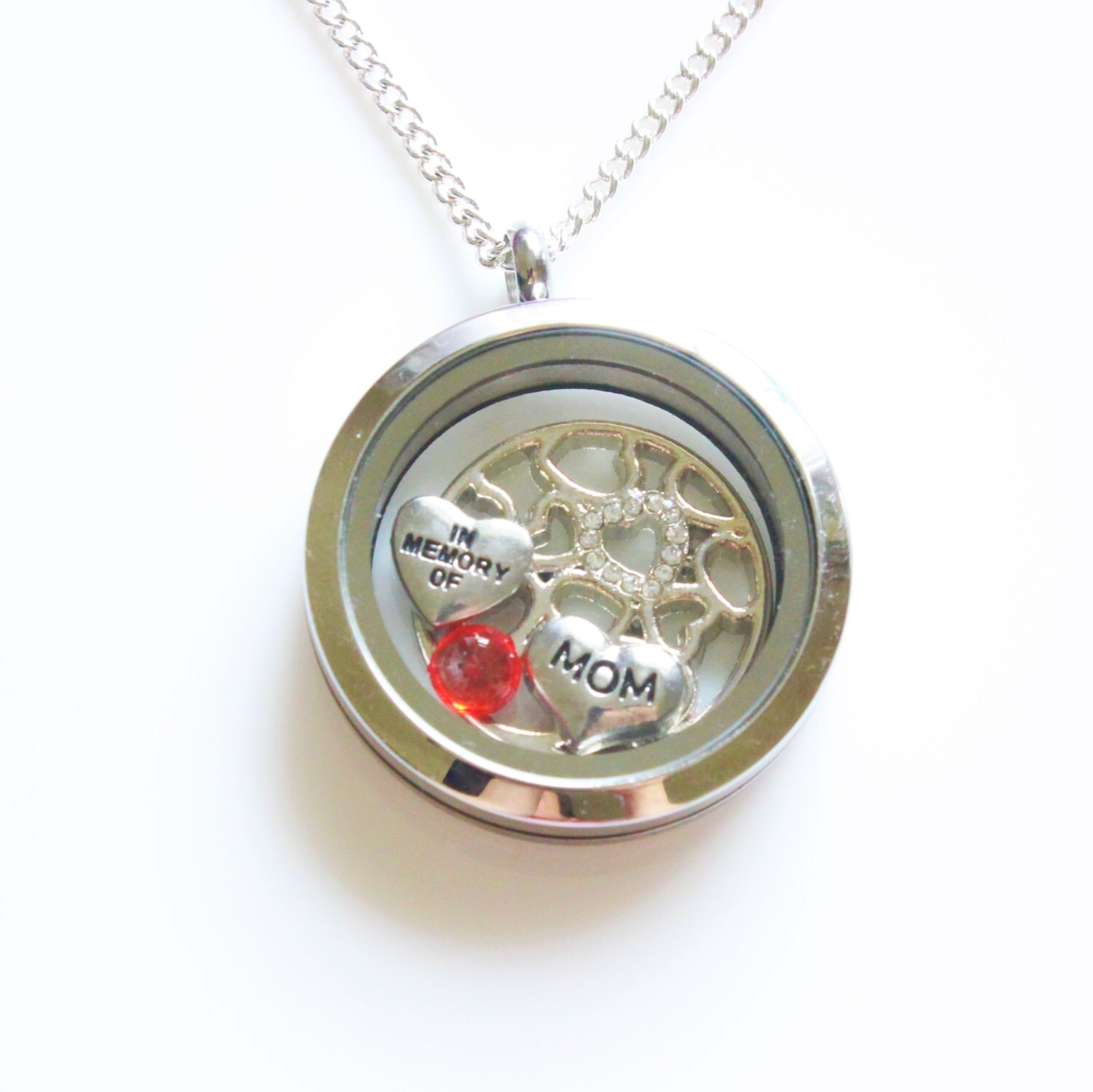 Mom Jewelry in Loving Memory Memorial Jewelry Keepsake