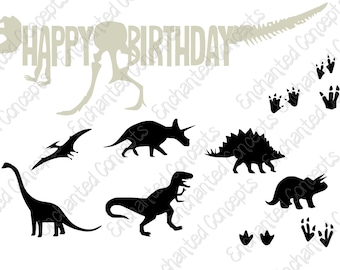 Dinosaur SVG bundle, T-rex SVG, Cutting Files, eps, svg, dxf, png, cutting plotter files, fireworks, Rockets, Silhoutte, Cricut