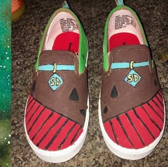 Custom Scooby Doo Shoes by GodsGiftToKate on Etsy