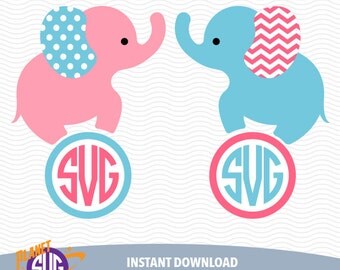 BABY ELEPHANTS SVG files, Silhouette Studio Files, CriCut Files, Screen printing 20-P
