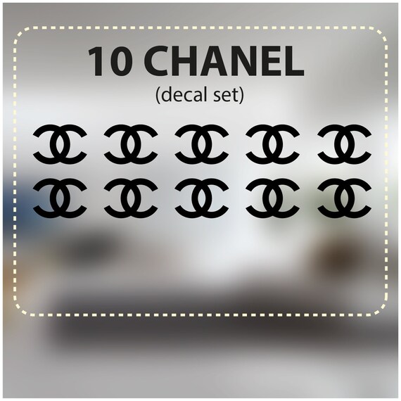 CHANEL 1.5 inch and more Themed Vinyl Decals/ Vinyl by TGDDecals