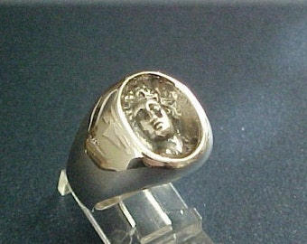 Apollo, God of music and arts man's ring