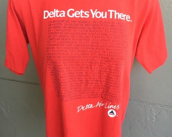 delta airlines t shirts