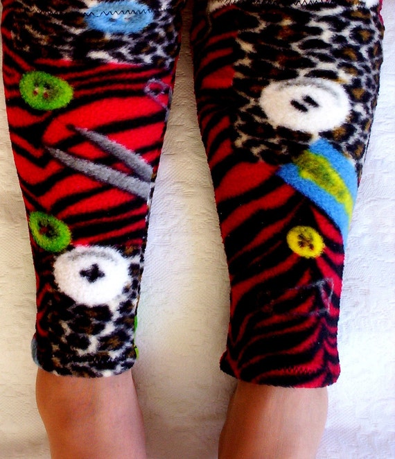 Women's Fleece Leg Warmers Handmade Dance Warm Ups