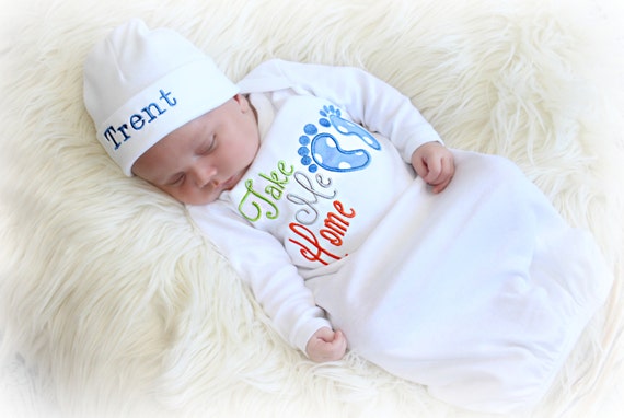 Newborn Boy Coming Home Outfit Baby Boy Hospital Outfit Take