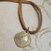 Crescent Moon and Star necklace - 1973 Pakistan COIN NECKLACE - star - crescent moon - sailboat - moon star pendant - sailboat necklace