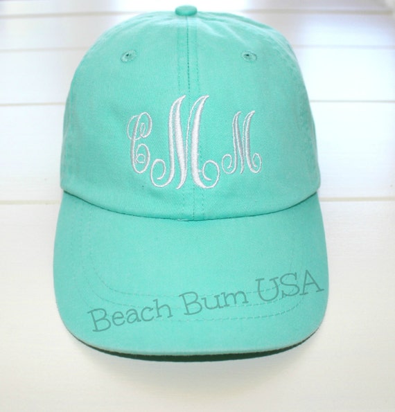 Ladies Monogrammed Baseball Cap