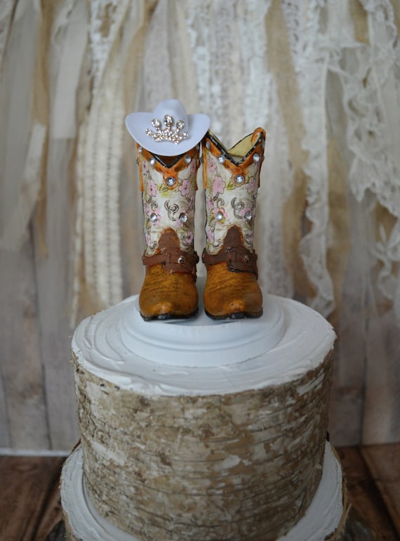 Cowgirl the birthday party cake topper girl's birthday