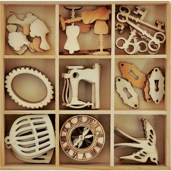 Items similar to WOOD DIE CUTS, Antiques Die Cuts, Antiques Wood