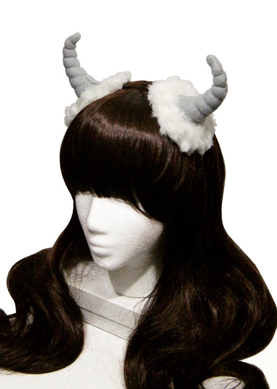 Kawaii Snow Yeti Horns Headband Available in a Variety of