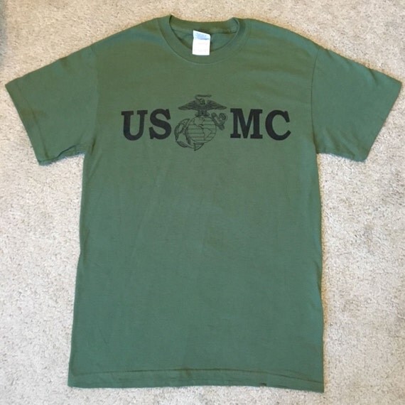 Marine Corps PT Short Sleeve T-Shirt USMC EGA Tee