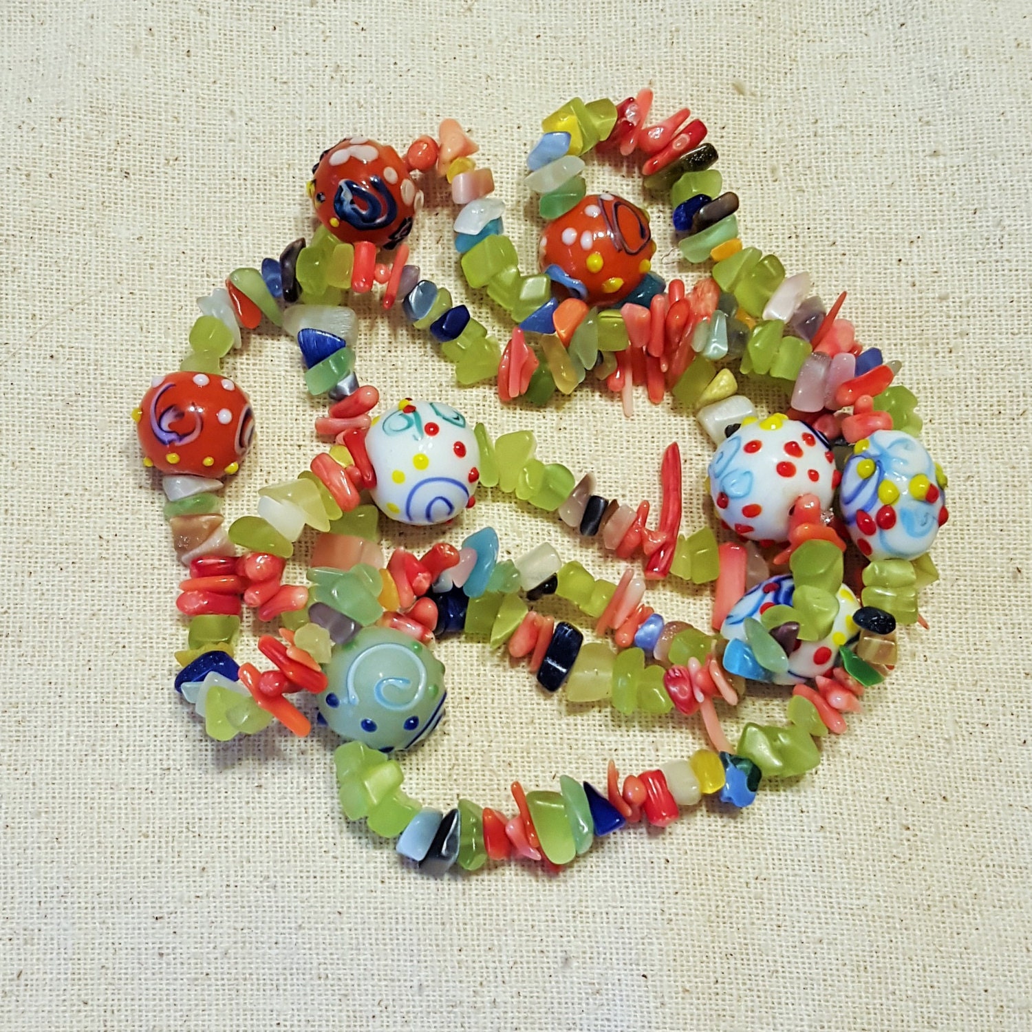 Groovy Hippie Love Beads Groovy Beads by TheHippieBohemian