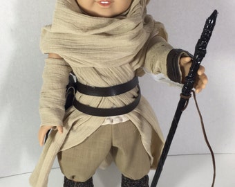 Star Wars, Star Wars Doll, Doll Star Wars, Rey Doll, Rey Doll Costume, Rey Costume, Doll Costume, Star Wars