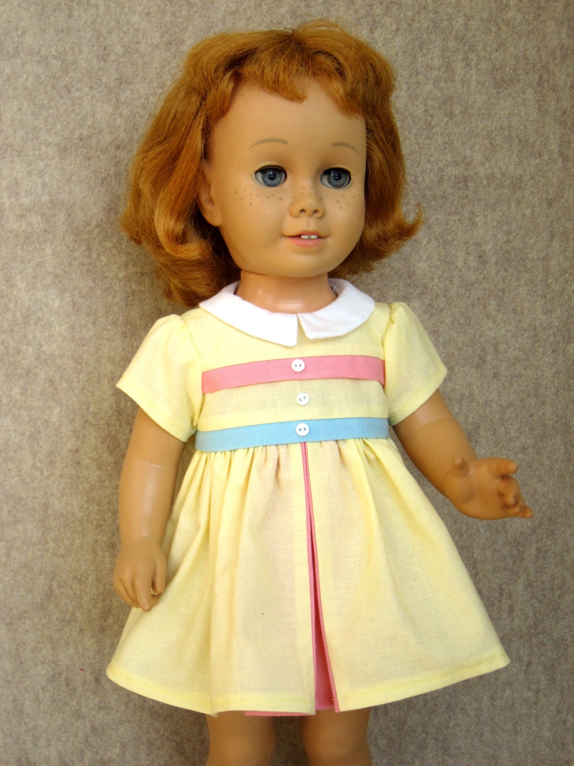 1960s Nursery School Dress sewing pattern for Chatty Cathy or