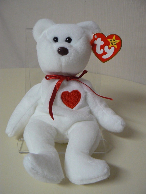 1993 Ty Valentino Beanie Baby Rare with Errors 4058 3rd Gen