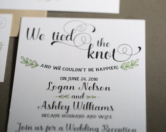 We Got Hitched Invitations 10