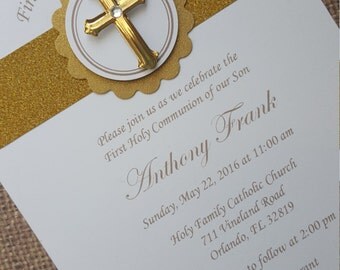 First Holy Communion Invitation
