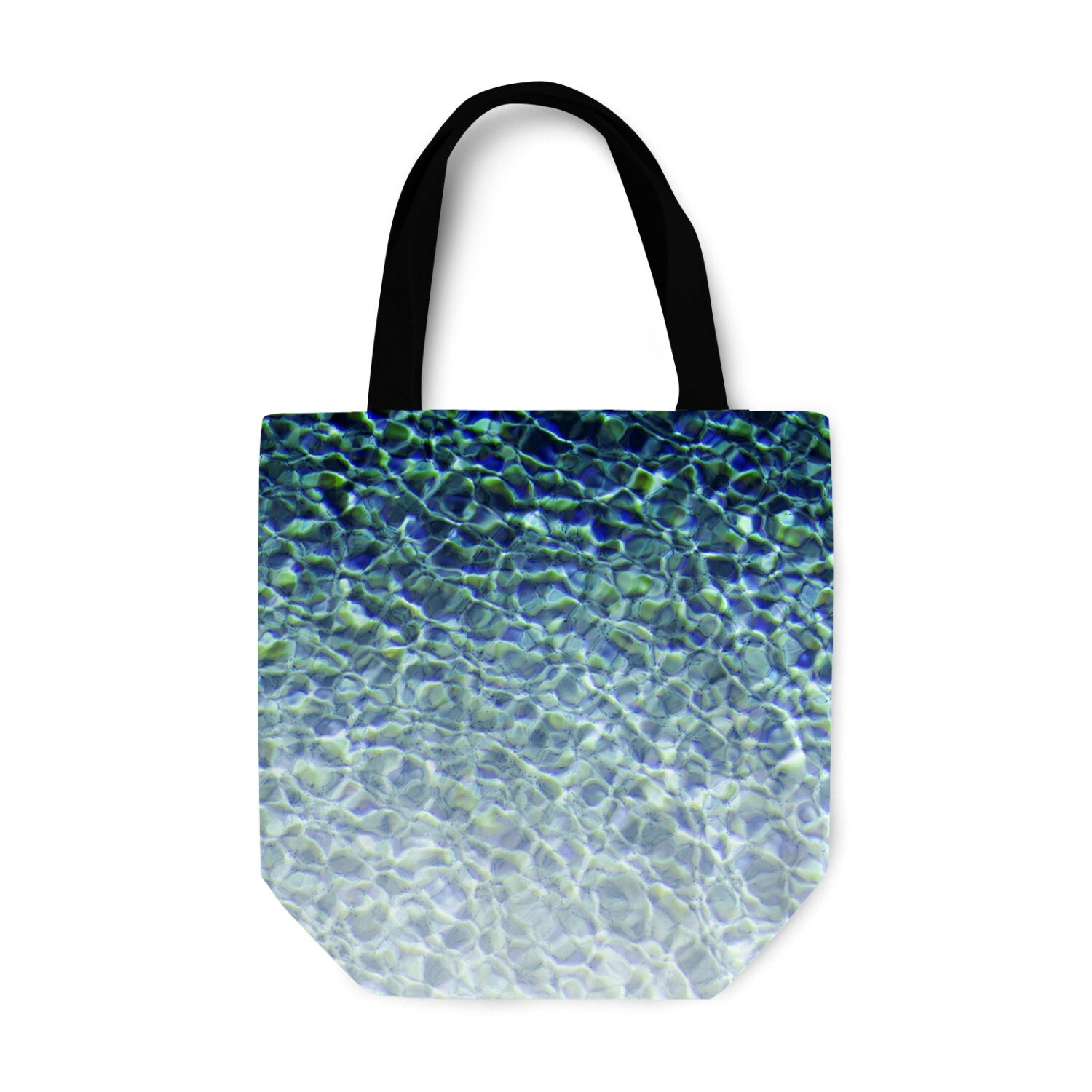 Pool Water 3 Tote Bag Crystal Blue Ombre Style by NatureCityCo