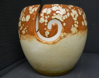 Ceramic Yarn Bowl, Knitting Bowl, Crochet Bowl