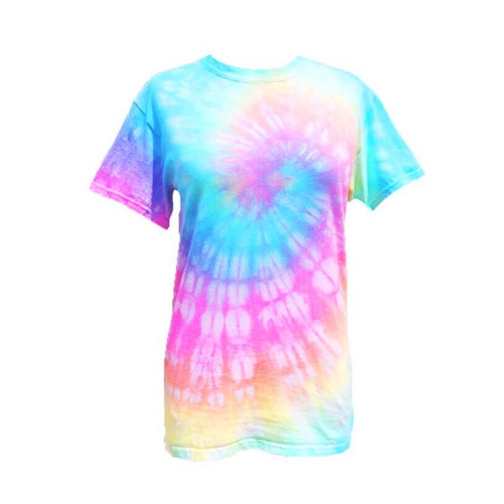 pastel tie dye shirt diy