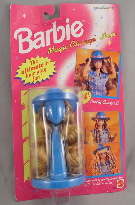 barbie magic change hair