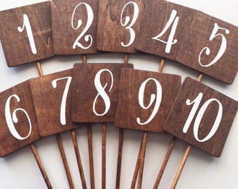 Rustic Wood Numbers Rustic Wood Numbers