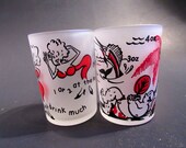 Vintage Shot Glass Vintage Barware Vintage Florida Souvenir Mid Century Comical Joke Glassware Kitschy Set of 2 Vintage Shot Glass Vintage Barware Vintage Florida Souvenir Mid Century Comical Joke Glassware Kitschy Set of 2