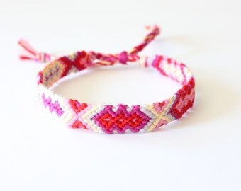 Items similar to Autumn Flame Friendship Bracelet on Etsy