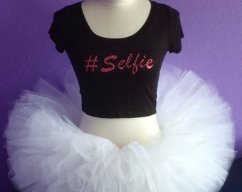 Color Run Tutu, White Tutu, Marathon Tutu, 5K Tutu, Cancer Run Tutu