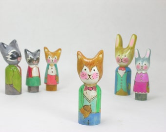 fox peg doll