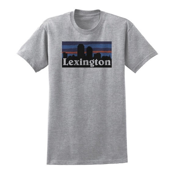Lexington Shirt Lexington Skyline Tshirt by NoSleevesNoProblems