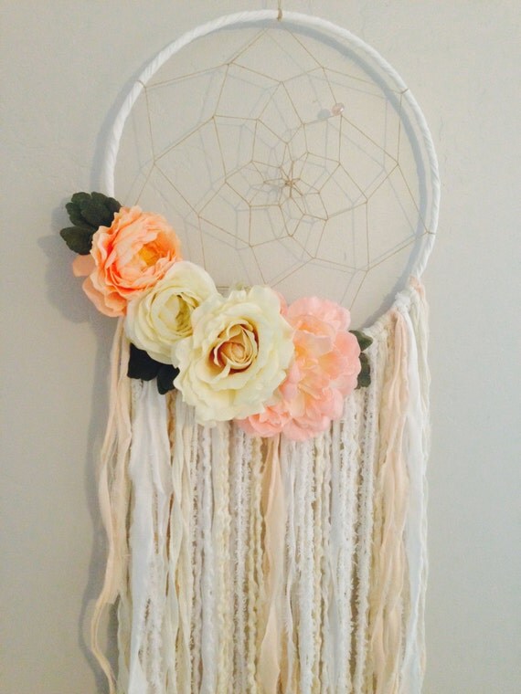 Items similar to Wedding Dream Catcher, Bridal Shower Decorations