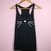 Cat Face Shirt. Cat Lover Gift. Cat Face Tank Top. Cat Lady