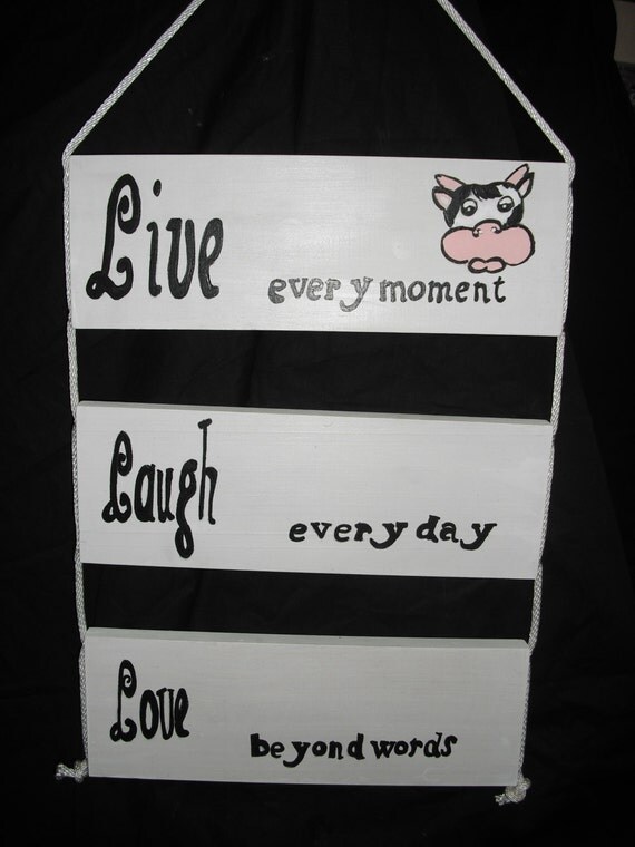 wood signs wall hanging signs live laugh love custom